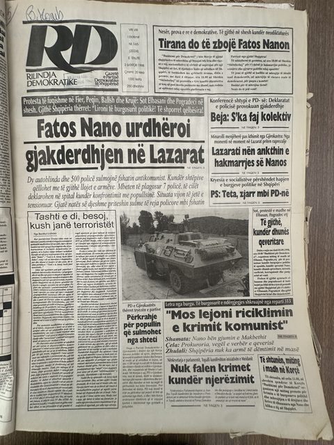 Rilindja Demokratike 1998-09-03